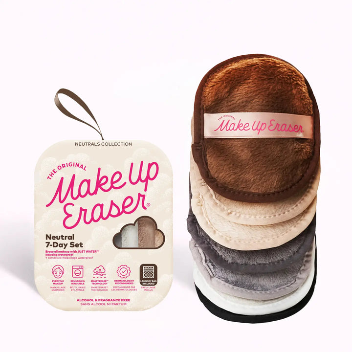 The Warm Neutral  7-Day Makeup Eraser Set