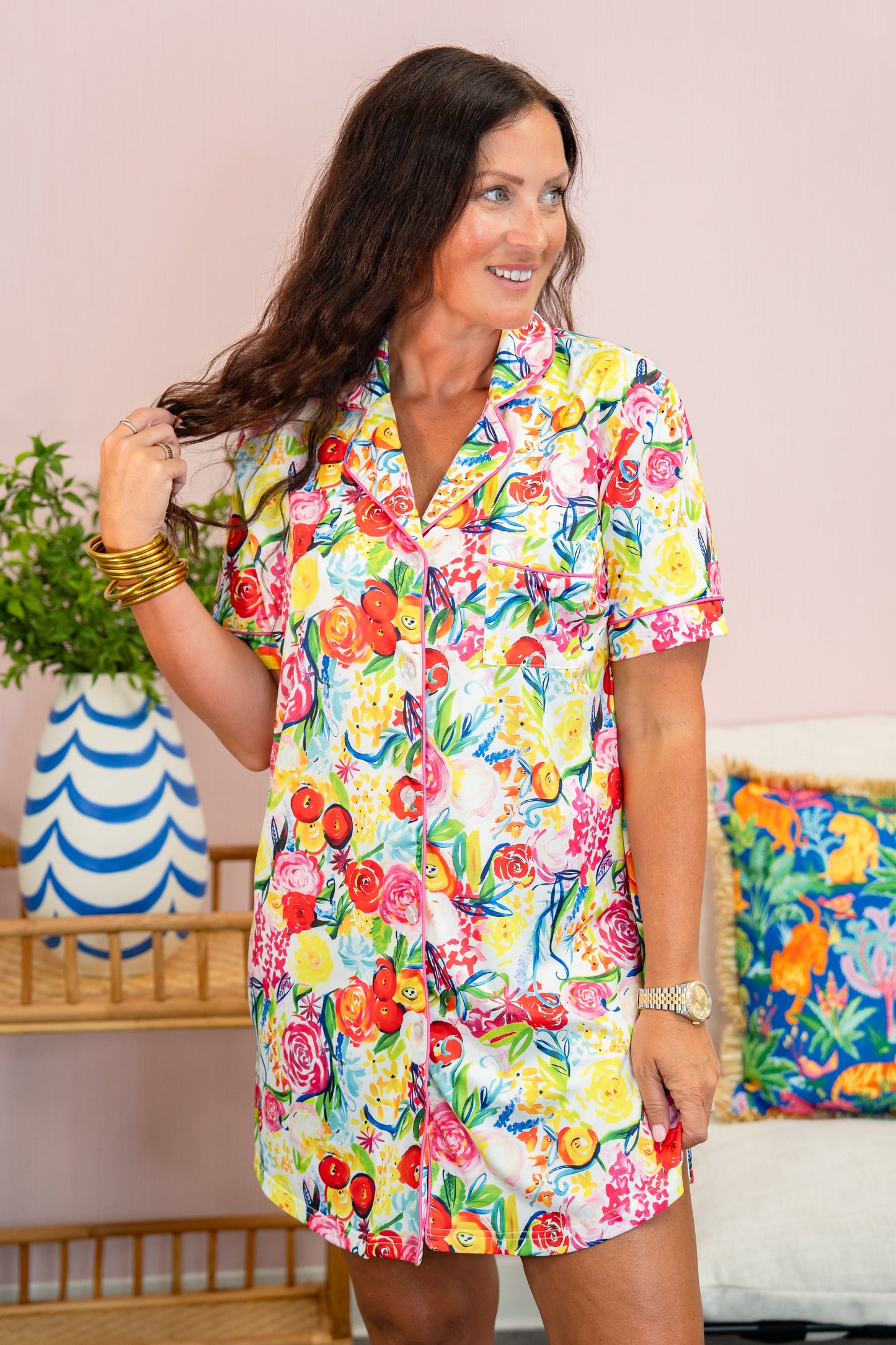 The Buckley Ellesyn Gown in Fresh Floral