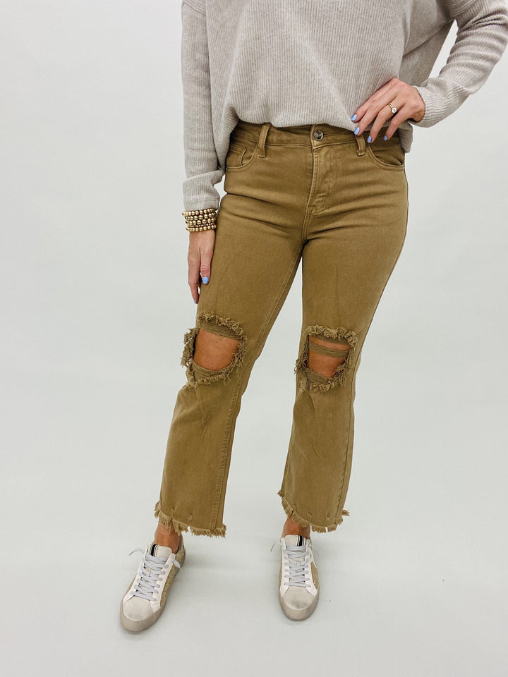 The Risen Straight Jeans in Mocha
