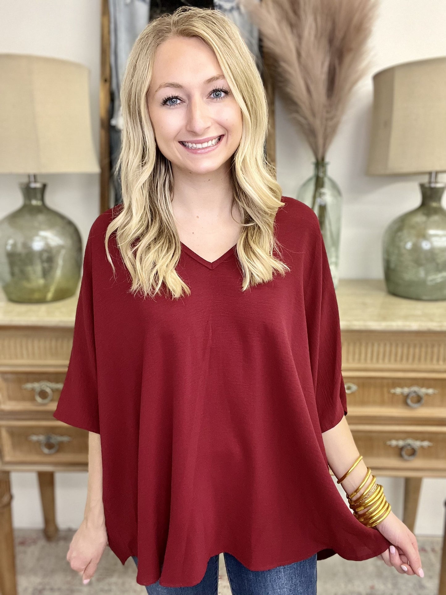 The Adrienne Poncho Top - 9 Colors/AS