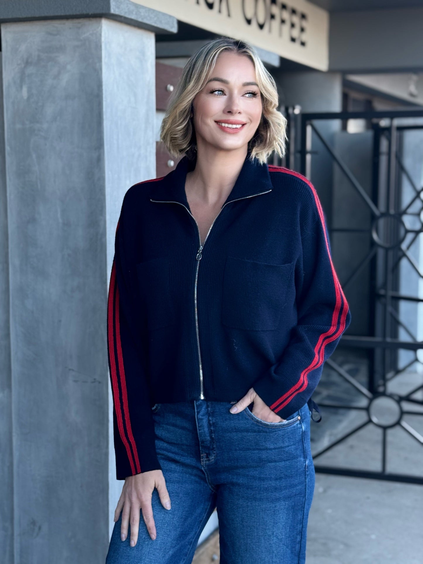 The Lincoln Sweater in Navy