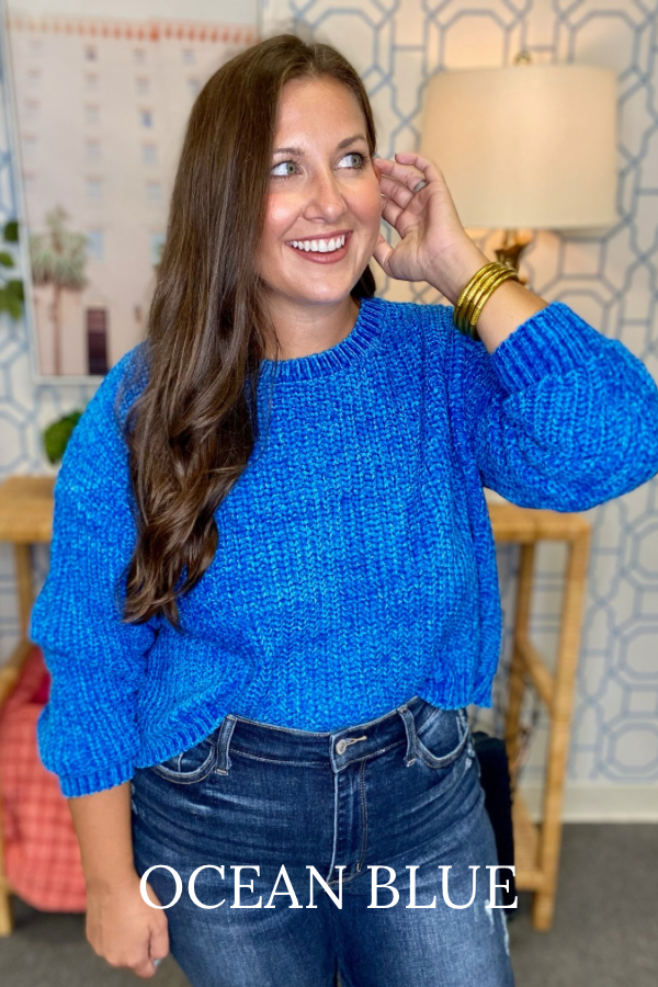 The STEAL Chenille Sweater in 10 Colors