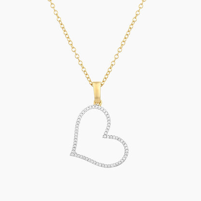 ES Genuine Heart Pendant Necklace