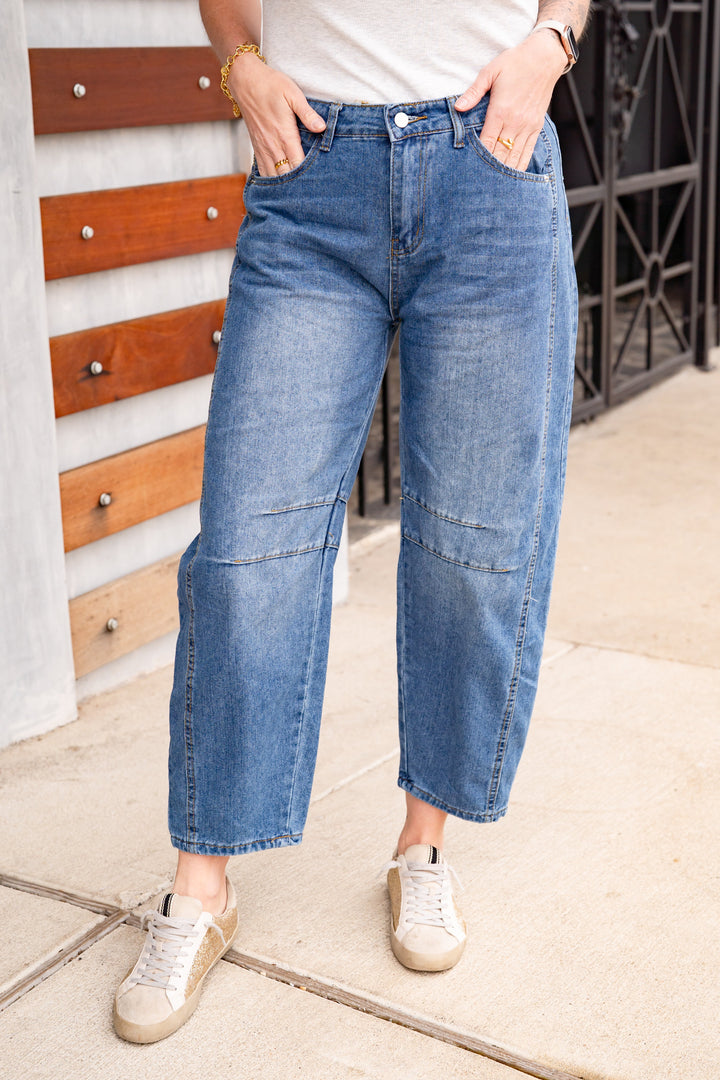 The Buckley Barrel Jeans in Medium