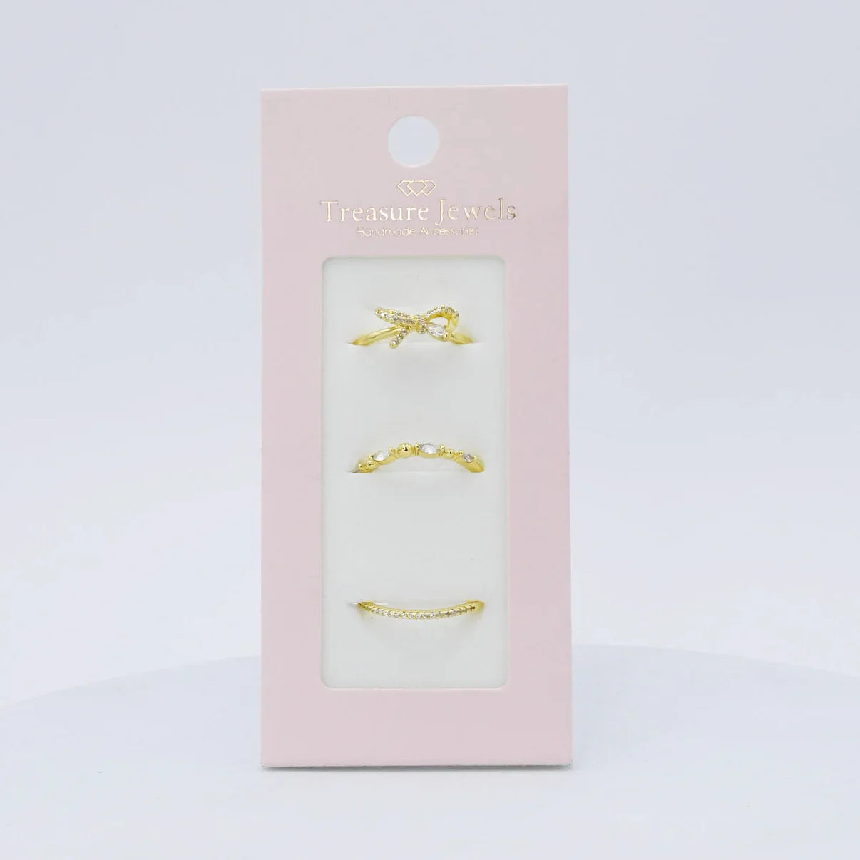 The Belle Bow Ring Set