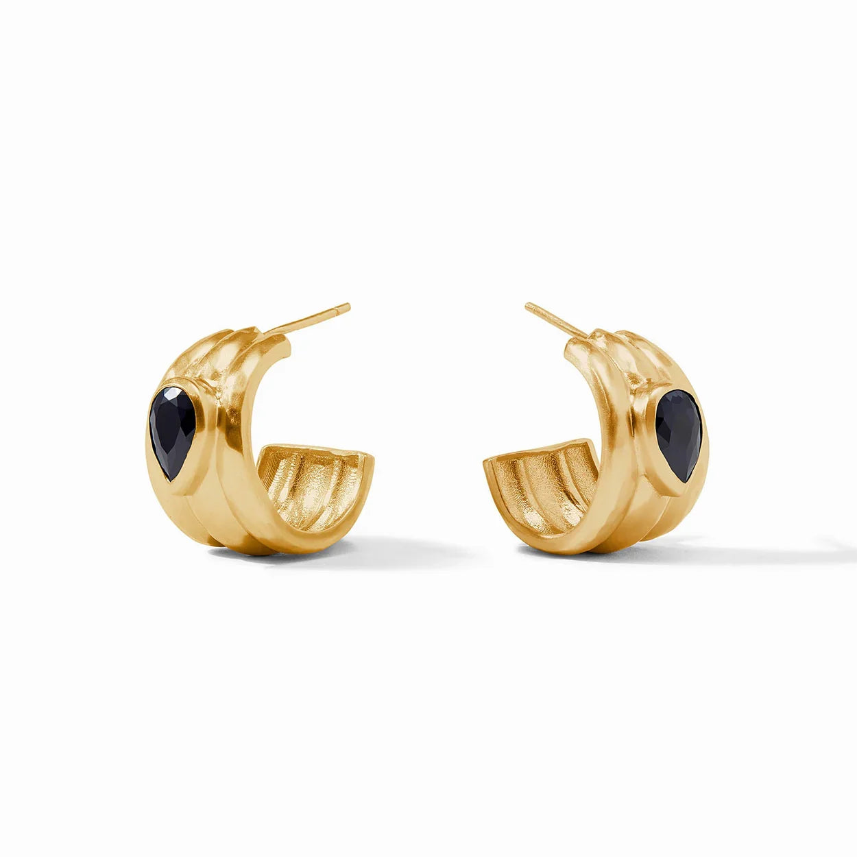 JV Cirque Stone Hoops
