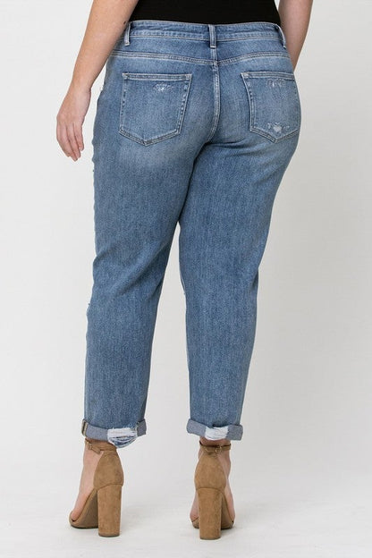 The Curvy Quinn Boyfriend Jeans