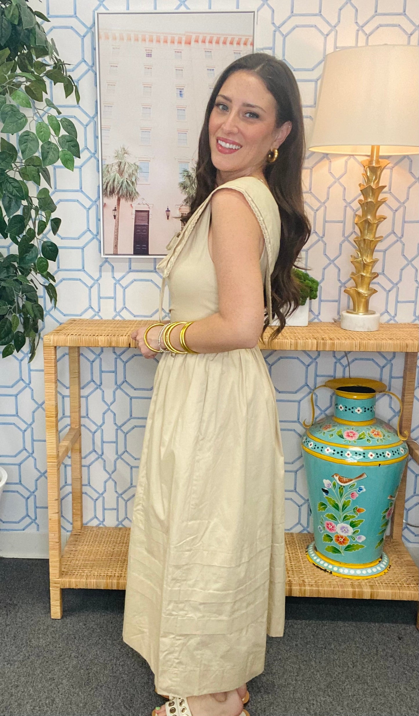 The Poplin Midi-2 Colors