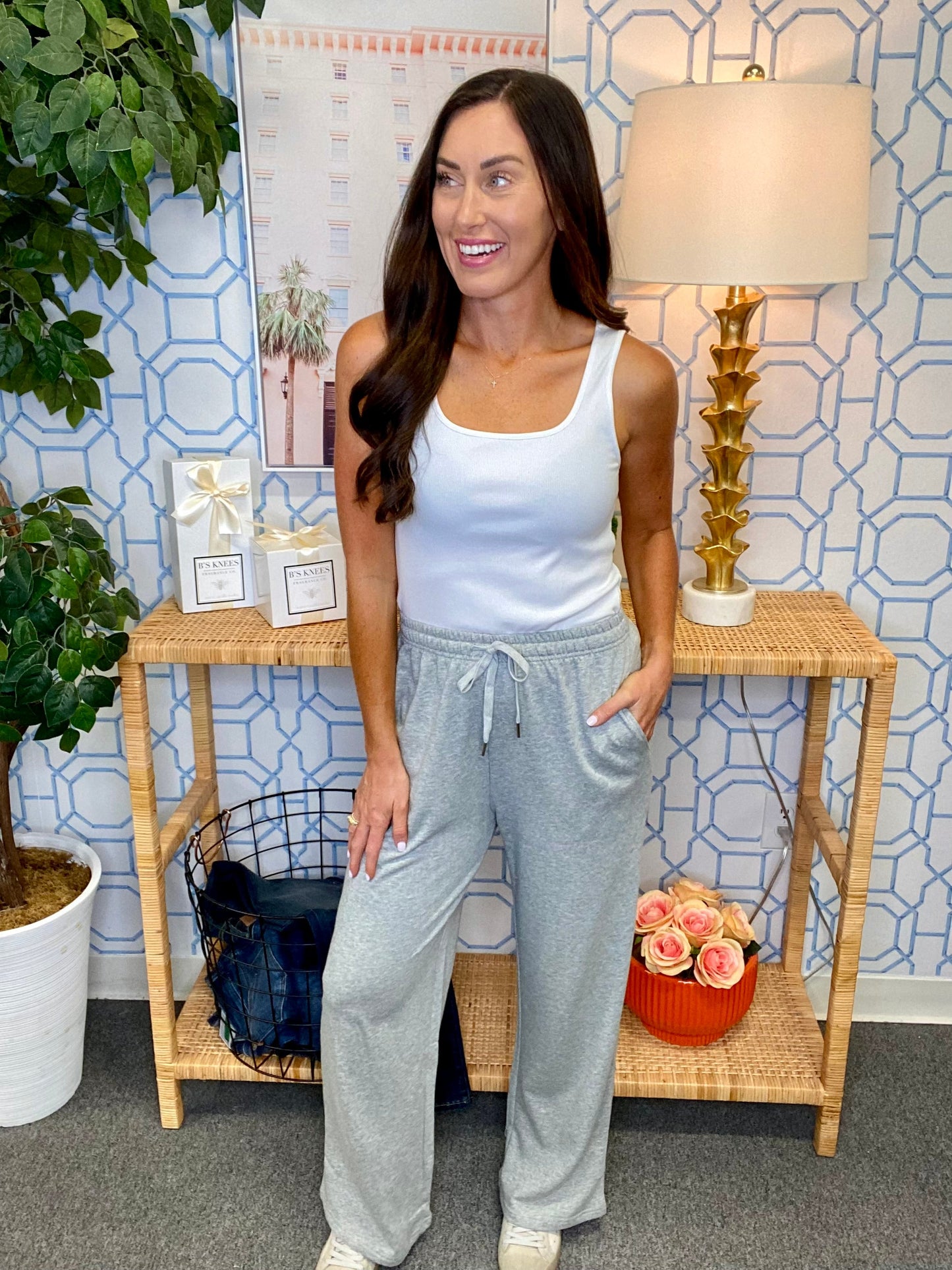 The Wide Terry Sweatpants in 2 Colors