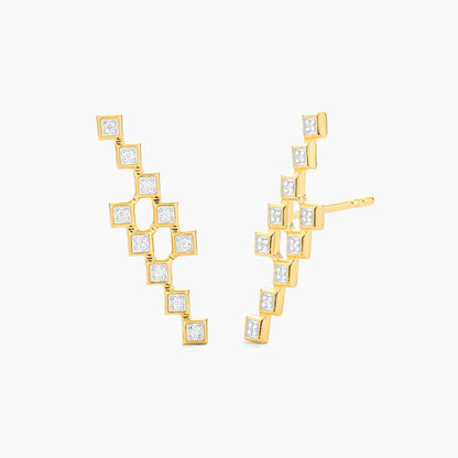 ES Thunderbolt Stud Earrings