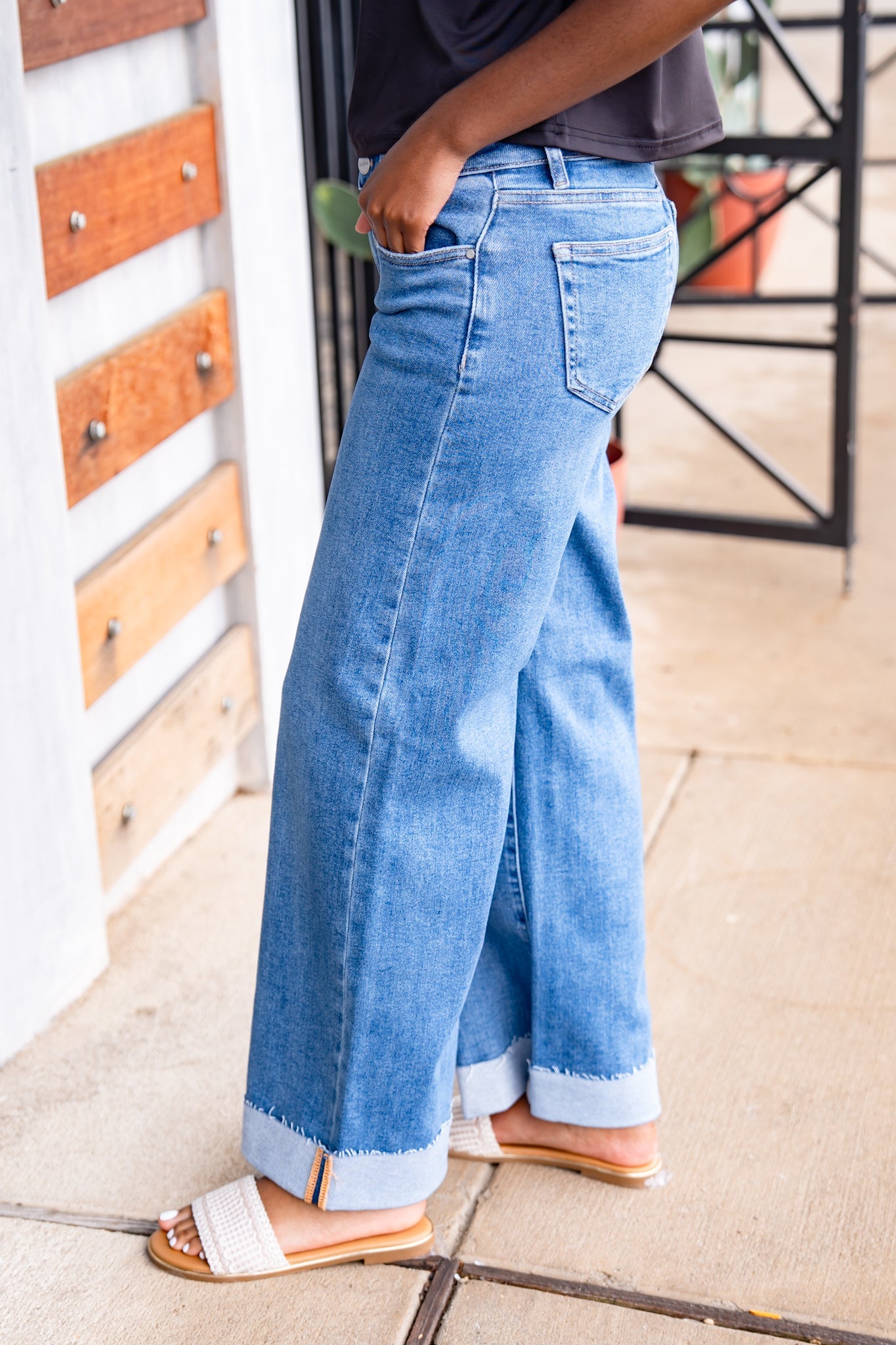 The Risen Cuffed Jeans-AS
