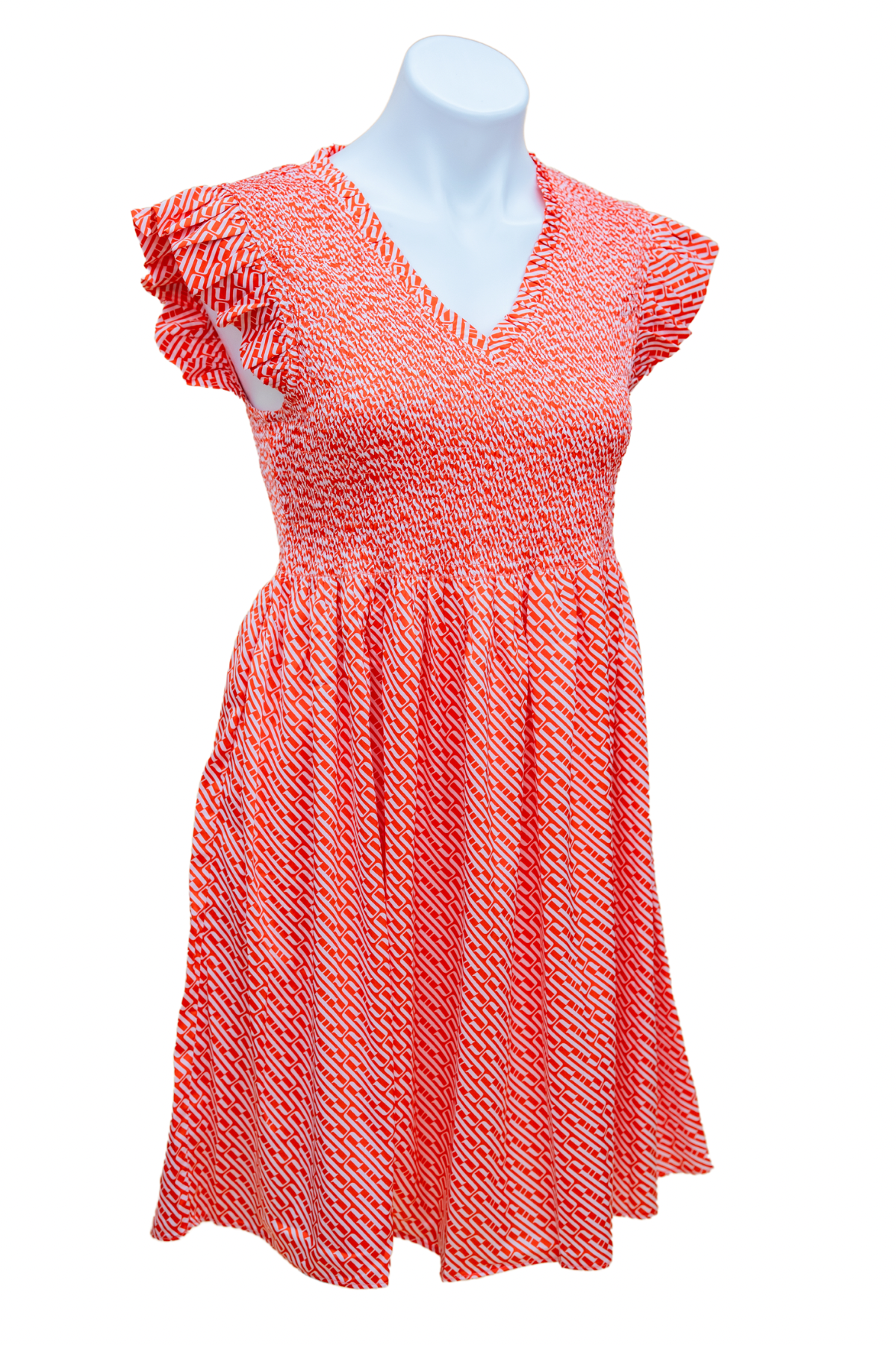 The Davidson Dress in Orange