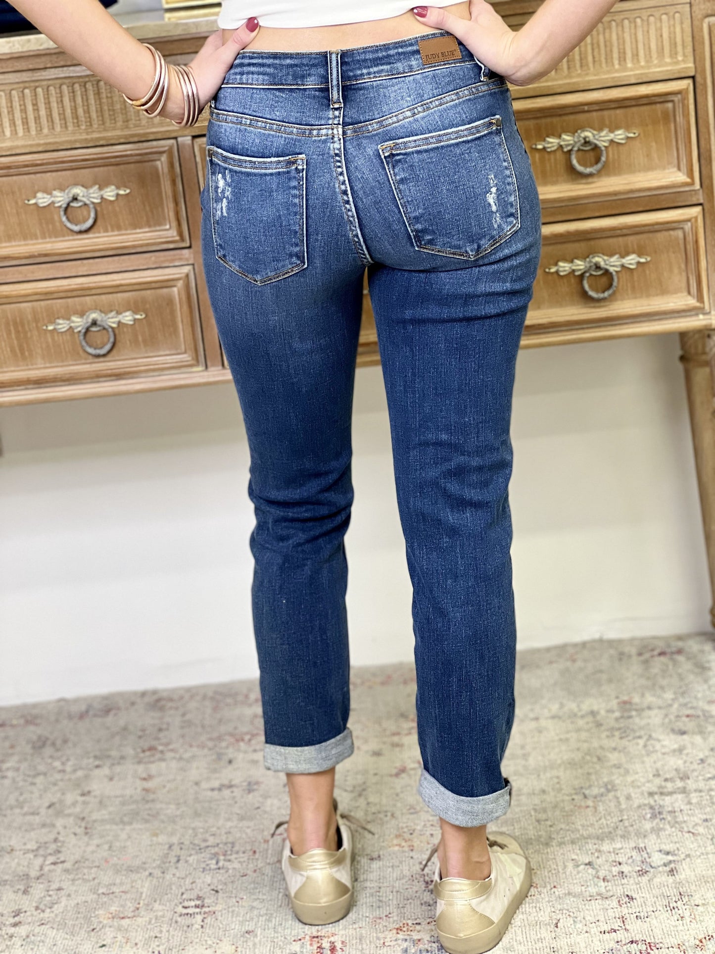 The Distressed Banger Slim Fit Jeans