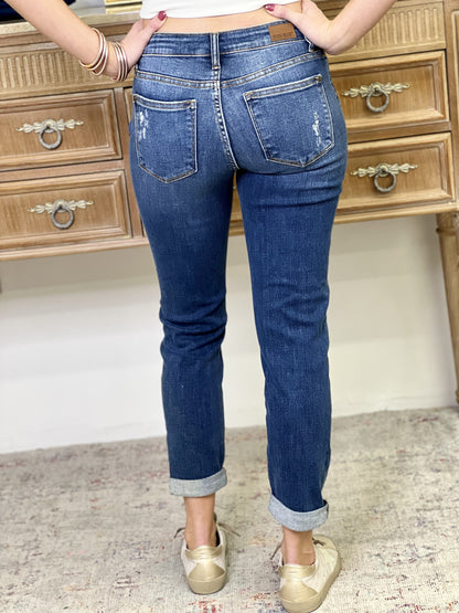 The Distressed Banger Slim Fit Jeans