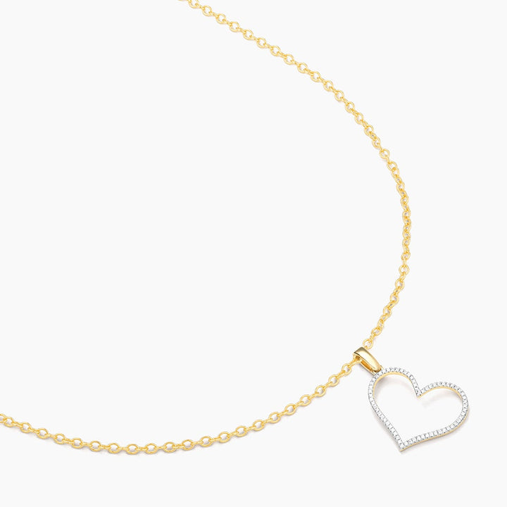 ES Genuine Heart Pendant Necklace