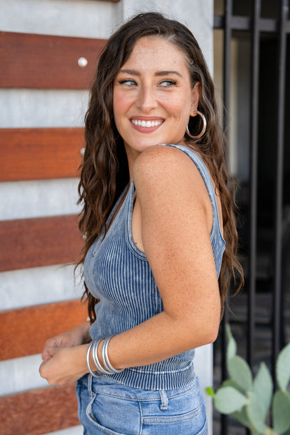 The STEAL Ribbed Tank-15 Colors