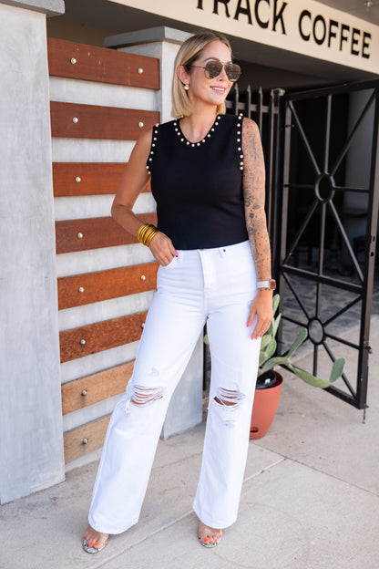 The White 90s Flares