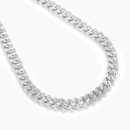 ES Duo-Tone Cuban Necklace