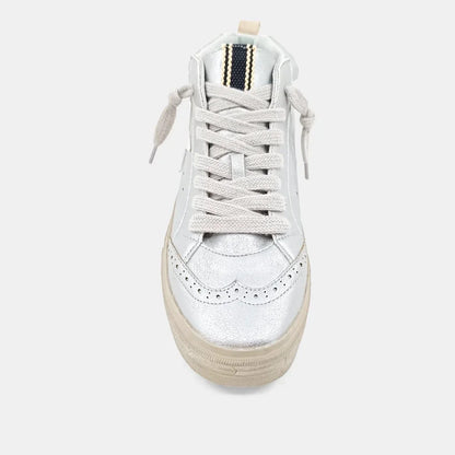 The White Silver Paulina Sneaks