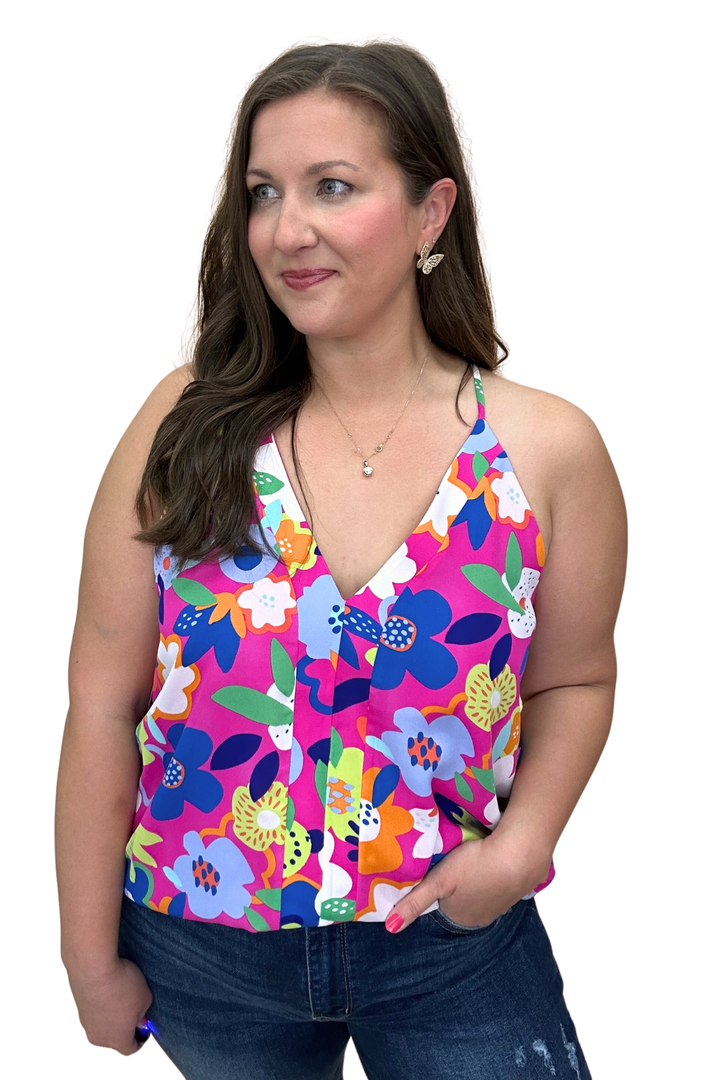 The Flower Bomb Lined Tank - AS