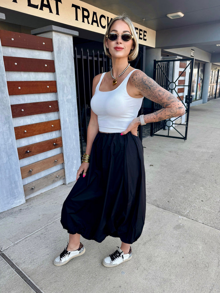 The Bubble Midi Skirt