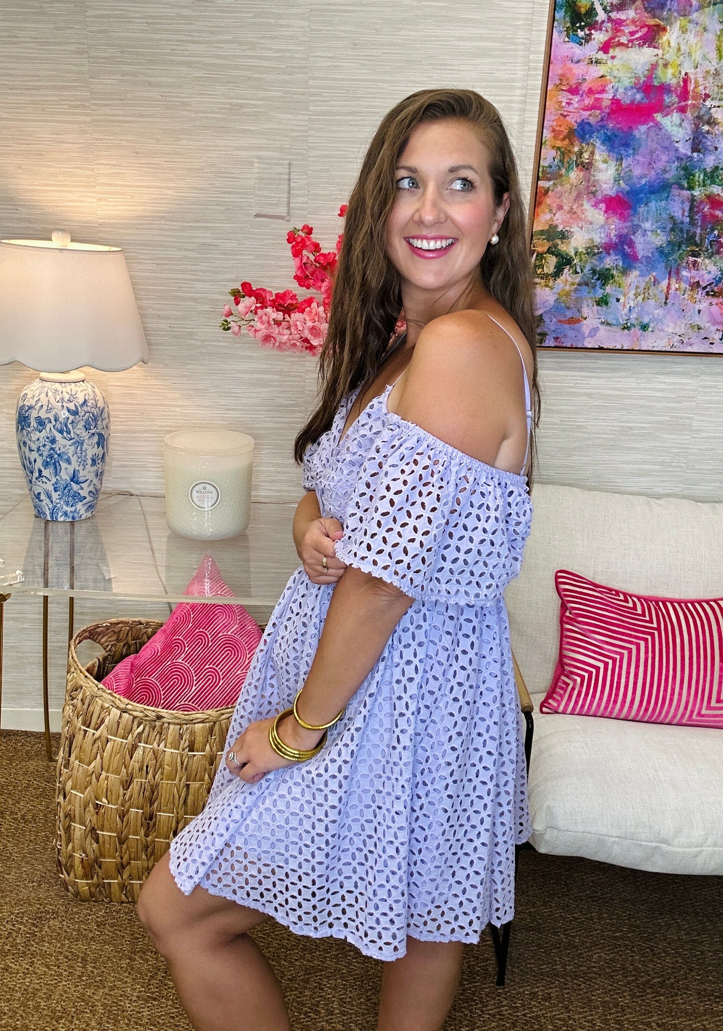 The Lavender & Lace Dress