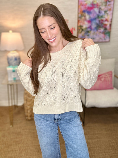 The Raised Cable Sweater