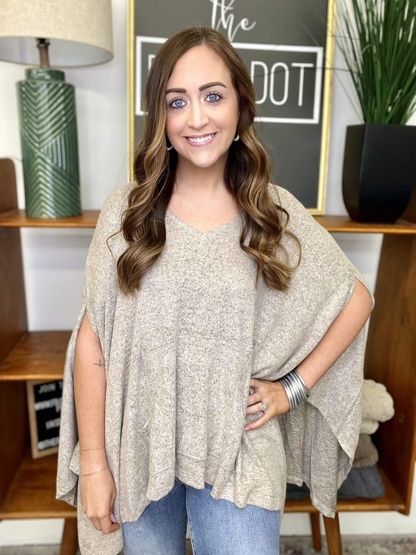 The Clair Heathered Top