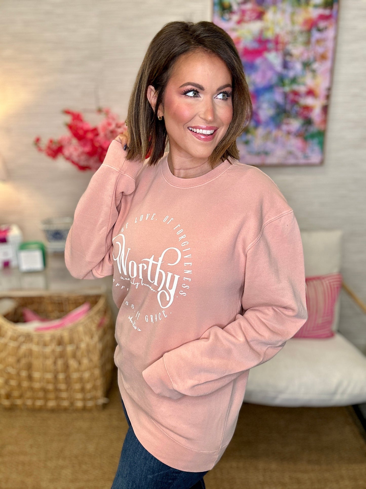The Worthy Peach Sweatshirt