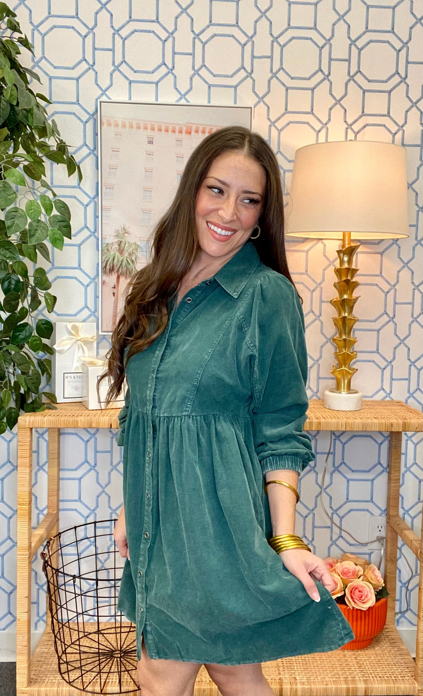 The Hunter Cord Dress
