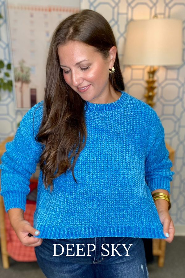 The STEAL Chenille Sweater in 10 Colors
