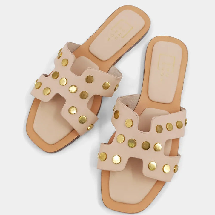 The Nude Donatella Sandals