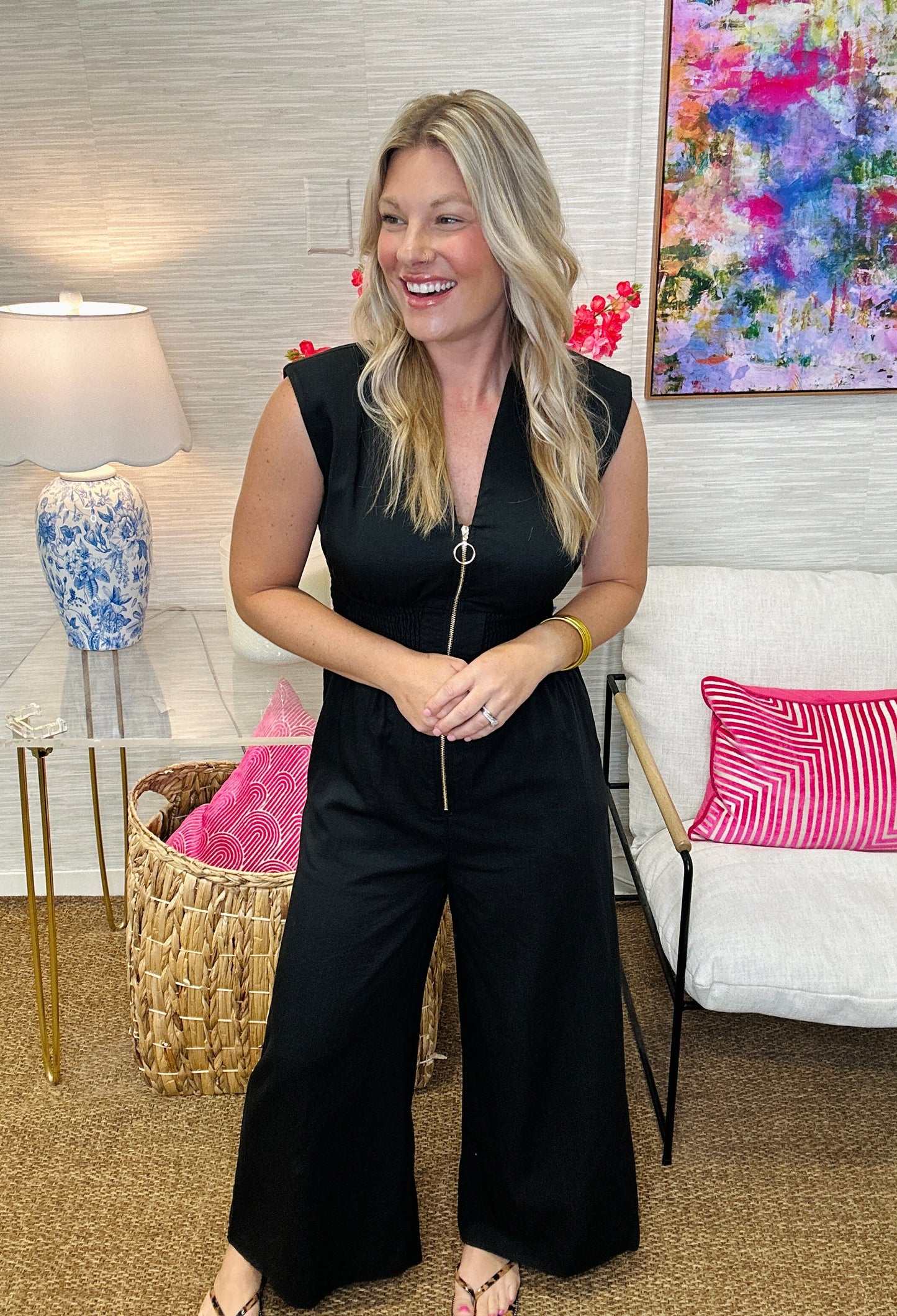The Jasmine Jumpsuit in Black