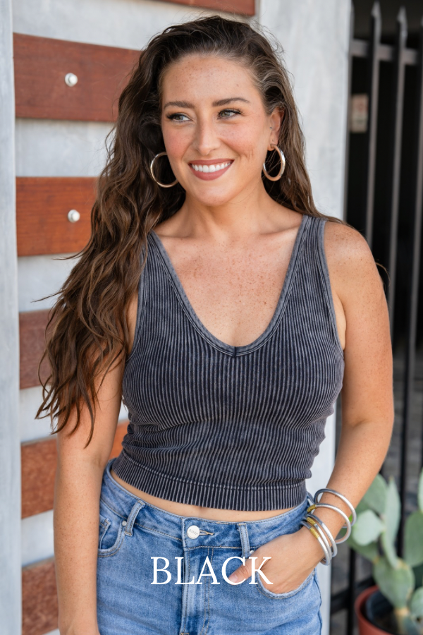 The STEAL Ribbed Tank-15 Colors