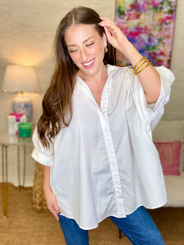 The White Cotton Arizona Top