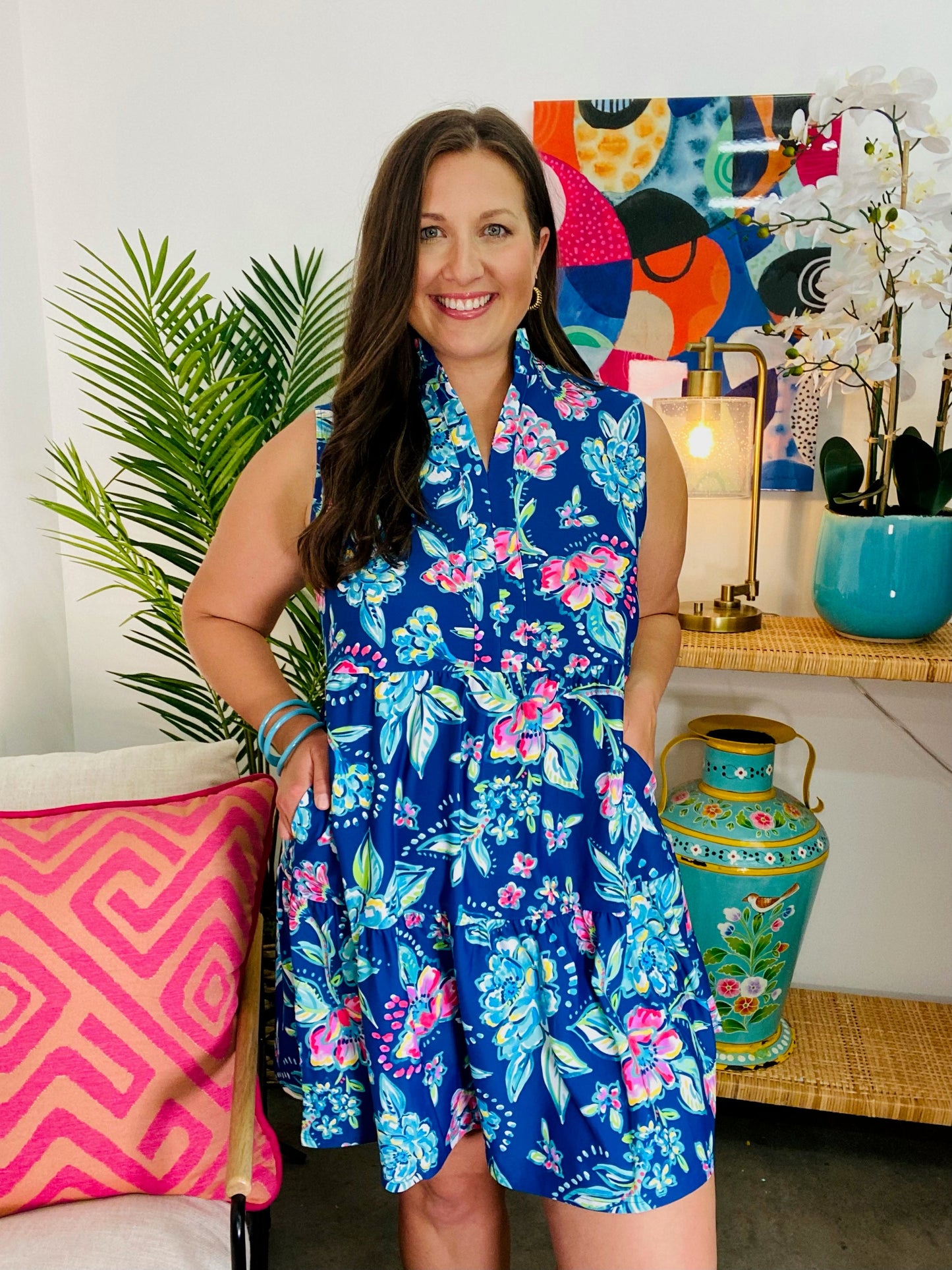 The Laison Navy Dress