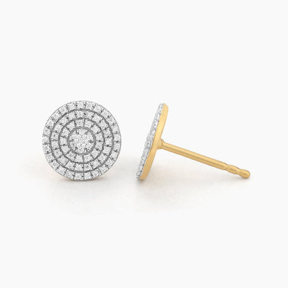 ES Right Round Stud Earrings