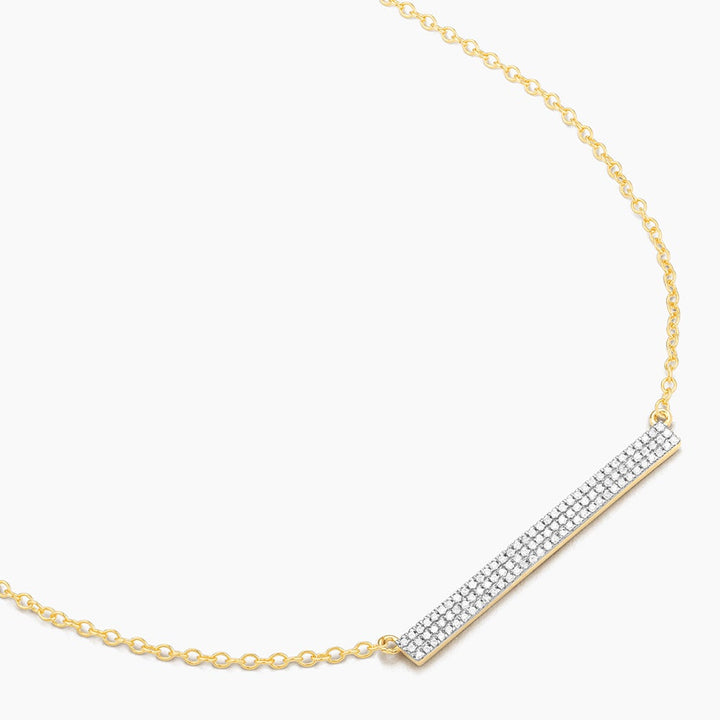 ES Tell Me Straight Pendant Necklace