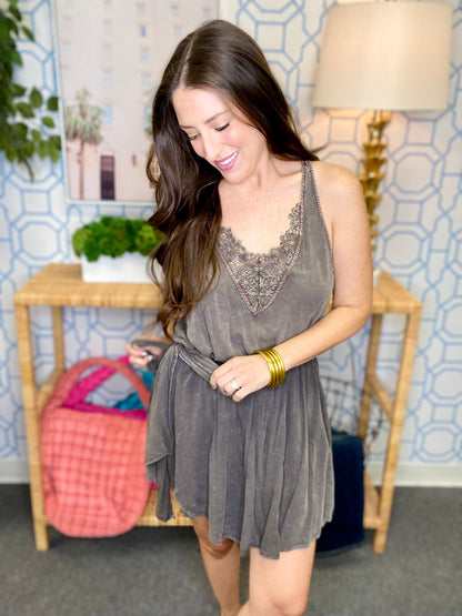 The Lace Inset Tank in 3 Colors