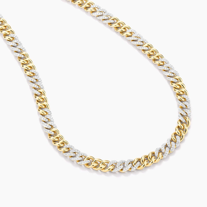 ES Full Link Cuban Pendant Necklace
