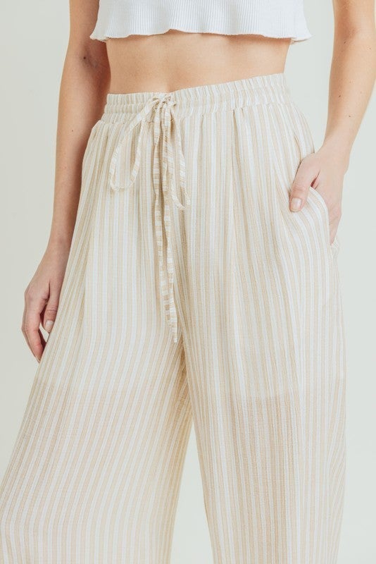 The Rayon Striped Pants