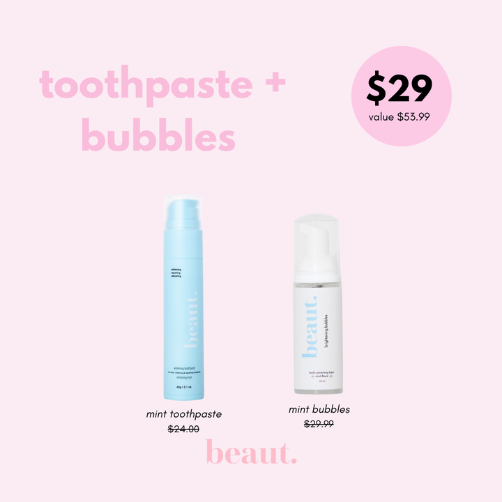 Beaut Mint Toothpaste + Bubbles Bundle
