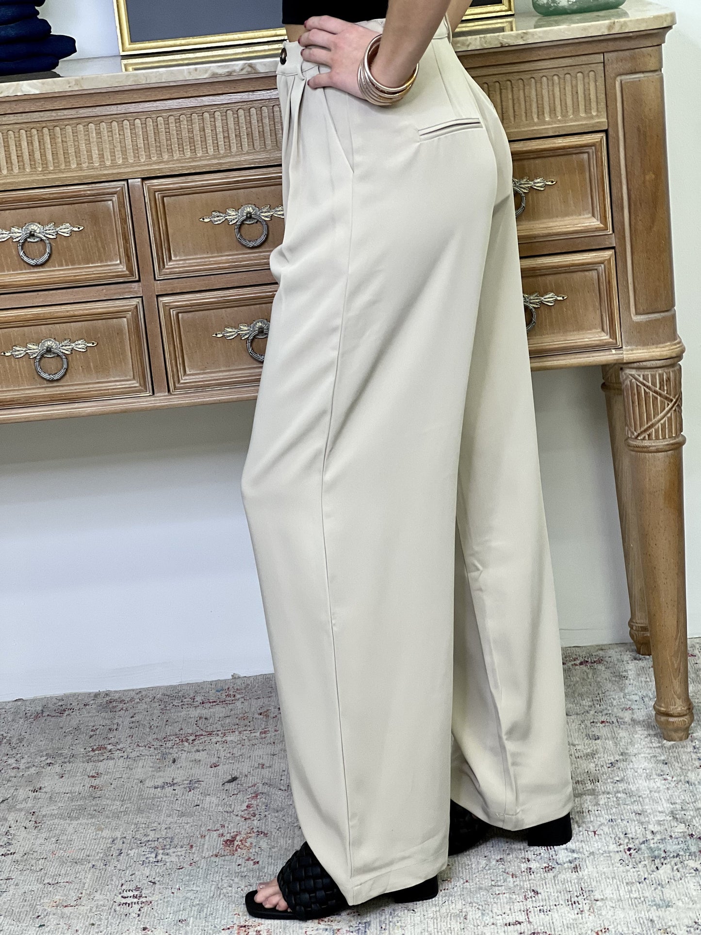 Pale Almond Trousers