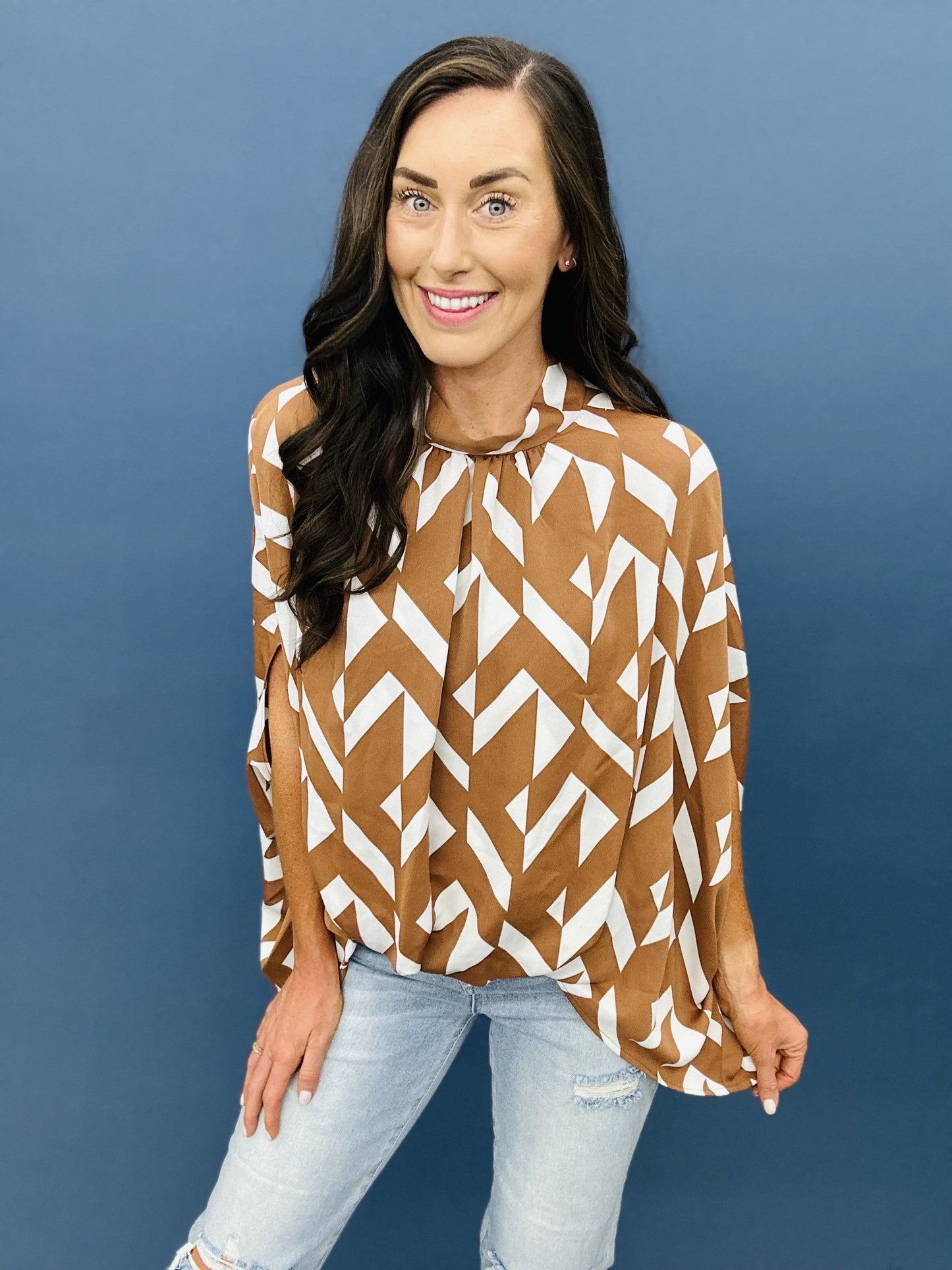 The Cocktails in Capri Honolulu Top - 4 Colors