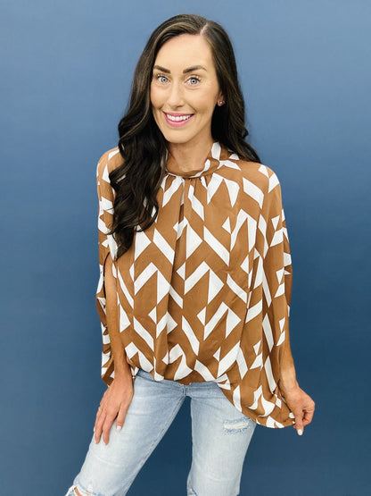 The Cocktails in Capri Honolulu Top - 4 Colors