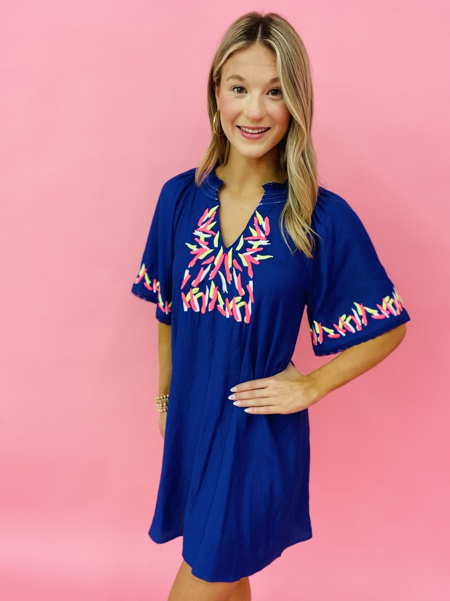 The Boardwalk Dress in Navy