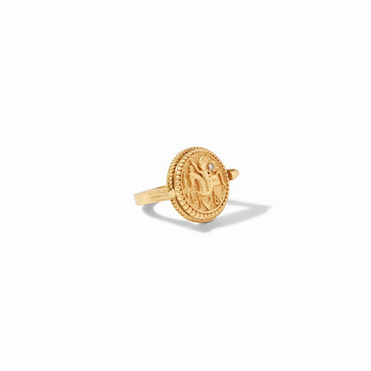 JV Coin Revolving Ring