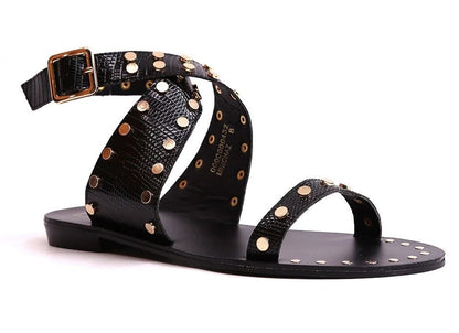The Studded Wrap Sandals-3 Colors