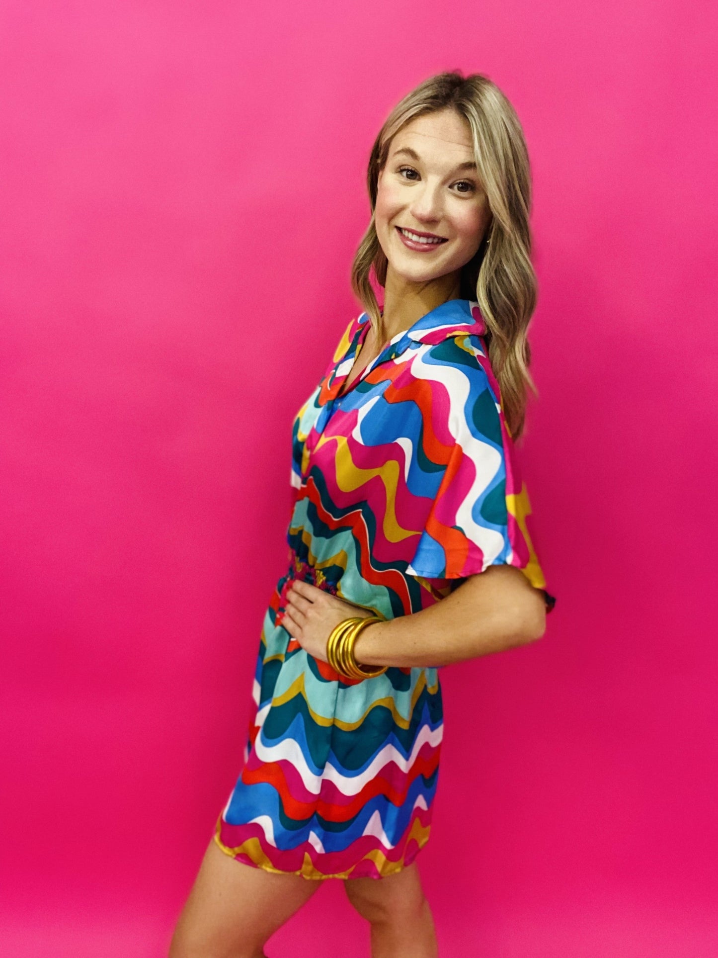 The Dancing Waves Dakota Romper - AS