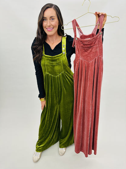 The Velvet Overalls - 8 Colors